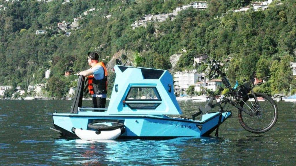 BeTRITON, bicicleta, barco y autocaravana al mismo tiempo